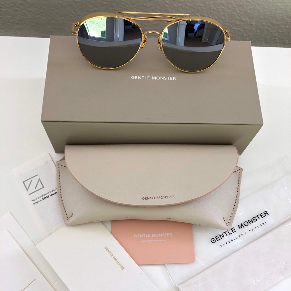 Gentle Monster Big Bully Aviator Sunglasses